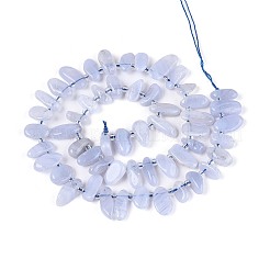 Natural Blue Lace Agate Beads Strands&nbsp;G-Z091-A37