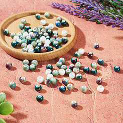 100Pcs 5 Colors Handmade Porcelain Beads&nbsp;PORC-TA0001-52B