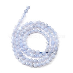 Natural Blue Lace Agate Beads Strands&nbsp;G-Z074-A01-02