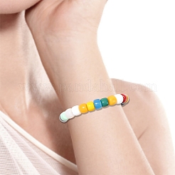 100Pcs 10 Colors K9 Glass Beads Strands&nbsp;GLAA-YW0003-59