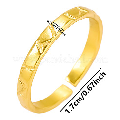 Stylish 304 Stainless Steel Cuff Ring for Women&nbsp;OZ2563-2