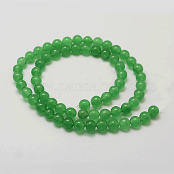 Natural White Jade Beads Strands&nbsp;G-G735-42-8mm-1