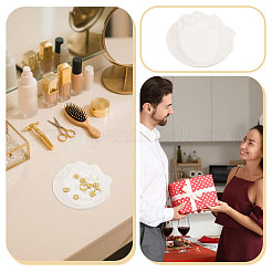 2Pcs Bowknot Porcelain Jewelry Storage Display Trays for Rings&nbsp;AJEW-GL0003-48B