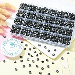 1200Pcs DIY Acrylic Bead Stretch Bracelets Kits for Children's Day&nbsp;DIY-YW0001-88B