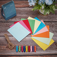 2 Sets Vertical Design Rectangle Picture Frame DIY Hanging Kit&nbsp;HJEW-GF0001-27