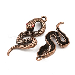 Alloy Burgundy Rhinestone Big Pendants&nbsp;AL-CBA2376-32R