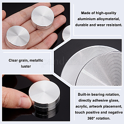 4Pcs Aluminum Turntable Base Table Tray&nbsp;FIND-GA0003-64