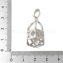 Brass Bead Cap Bails&nbsp;KK-U057-09P