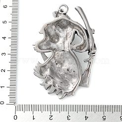 304 Stainless Steel Big Pendants&nbsp;STAS-M113-11AS-01