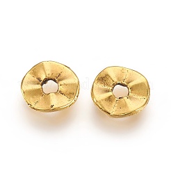 Tibetan Style Wavy Spacer Beads&nbsp;TIBEB-A101871-AG-LF