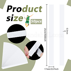 50Pcs Transparent Plastic Badminton Racket Protective Pad&nbsp;FIND-BC0019-28