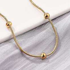 304 Stainless Steel Satellite Chains Bracelets for Women&nbsp;BJEW-D337-01D-G