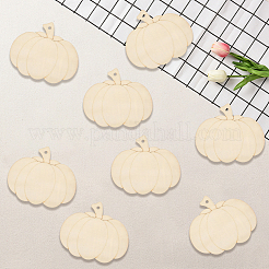 24Pcs Unfinshed Wood Pendants and Hemp Rope&nbsp;FIND-WH20020-26C