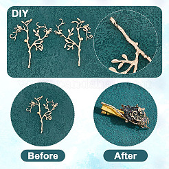 Brass Rhinestone Cabochon Settings&nbsp;KK-WH0079-108KCG