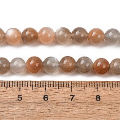 Grade AA Natural Multi-Moonstone Bead Strands&nbsp;G-M296-01-6mm