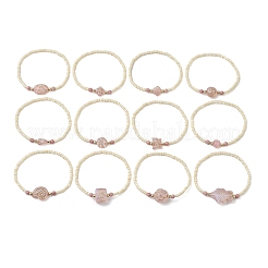Glass Seed Beads Stretch Bracelets for Women&nbsp;BJEW-JB11266
