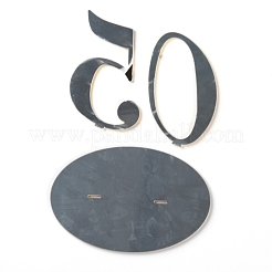 Acrylic Table Numbers&nbsp;DJEW-WH0015-14