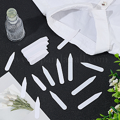 100Pcs 4 Styles PVC Shirt Collar Stays&nbsp;DIY-CN0003-59