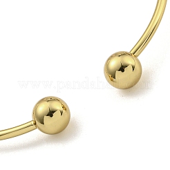 PVD Vacuum Plating 202 Stainless Steel Heart Charm Open Cuff  Bangles for Women&nbsp;BJEW-M317-02G