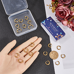 12Pairs 304 Stainless Steel Huggie Hoop Earrings&nbsp;EJEW-SC0001-58