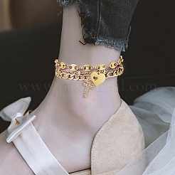 Anklets Sets&nbsp;AJEW-AN00383-15