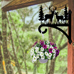 Iron Hanging Plant Hanger Bracket&nbsp;HJEW-WH0095-036