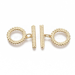 Brass Toggle Clasps&nbsp;X-KK-S354-221-NF
