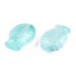Transparent Spray Painted Glass Beads&nbsp;GLAA-N035-024-C03