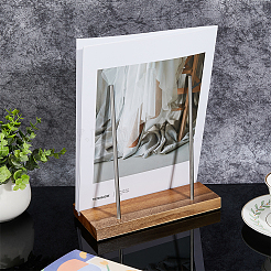 Wood Stainless Steel Display Stands&nbsp;ODIS-WH0010-51