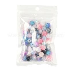 50Pcs 5 Colors Imitation Pearl Acrylic Beads&nbsp;OACR-FS0001-04