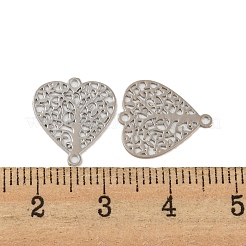 Rack Plating Brass Hollow Out Tree Connector Charms&nbsp;LS-KKC-D001-28P