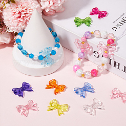 100Pcs Transparent Acrylic Beads&nbsp;TACR-SP0001-20