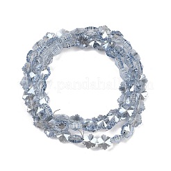 Electroplate Glass Beads Strands&nbsp;EGLA-B011-01A-PL03