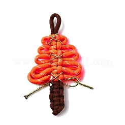 Nylon & Plastic Cord Big Pendants&nbsp;FIND-H054-03