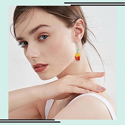 10Pcs 2 Styles Opaque Resin Pendants&nbsp;RESI-YW0005-68