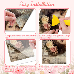 6 Sheets 6 Styles PVC Waterproof Decorative Stickers&nbsp;DIY-WH0489-022