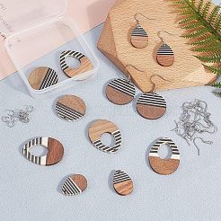 DIY Dangle Earring Making Kits&nbsp;RESI-OC0001-28