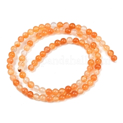 Natural Carnelian Beads Strands&nbsp;G-N0006-4mm-17