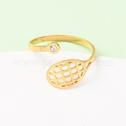 304 Stainless Steel Cuff Open Rings&nbsp;LS-RJEW-D337-01D-G