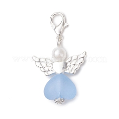 Heart Angel Alloy & Acrylic Pendant Decorations&nbsp;HJEW-JM04548