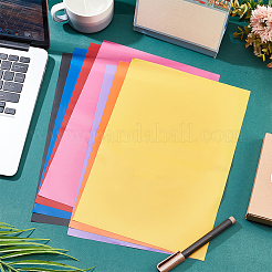 7 Sheets 7 Colors A4 PVC Frosted Sheet&nbsp;DIY-NB0008-27