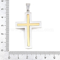 304 Stainless Steel Pendants&nbsp;STAS-B137-08PG