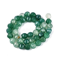 Natural Green Onyx Agate Beads Strands&nbsp;G-Q608-08A-03