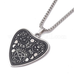 201 Stainless Steel Pendant Necklaces&nbsp;NJEW-K253-25P