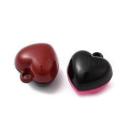 Spray Painted Alloy Heart Charms&nbsp;FIND-C075-07