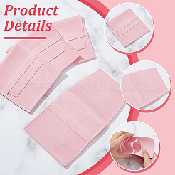 Velvet Jewelry Flap Pouches&nbsp;ABAG-WH0038-43G