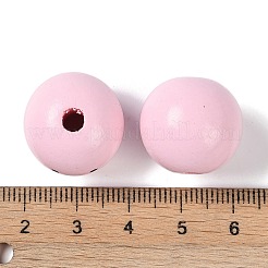 Animal Themes Printed Wood European Beads&nbsp;WOOD-M013-01H