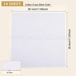 11CT Cotton Cross Stitch Fabric&nbsp;DIY-WH0032-31A-01