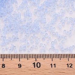 Transparent Glass Cylinder Beads&nbsp;SEED-S047-I-004