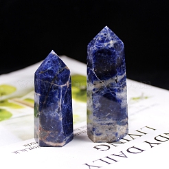 Point Tower Natural Sodalite Home Display Decoration&nbsp;PW-WG54681-02
